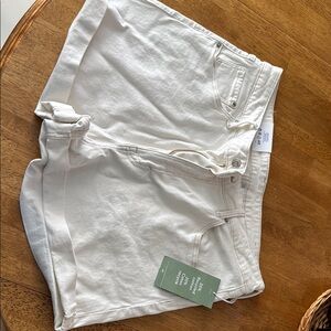 H&M Women's High Waist Shorts - White